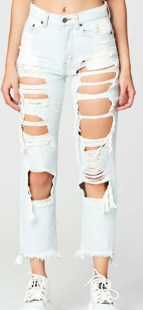 LF Carmar distressed denim